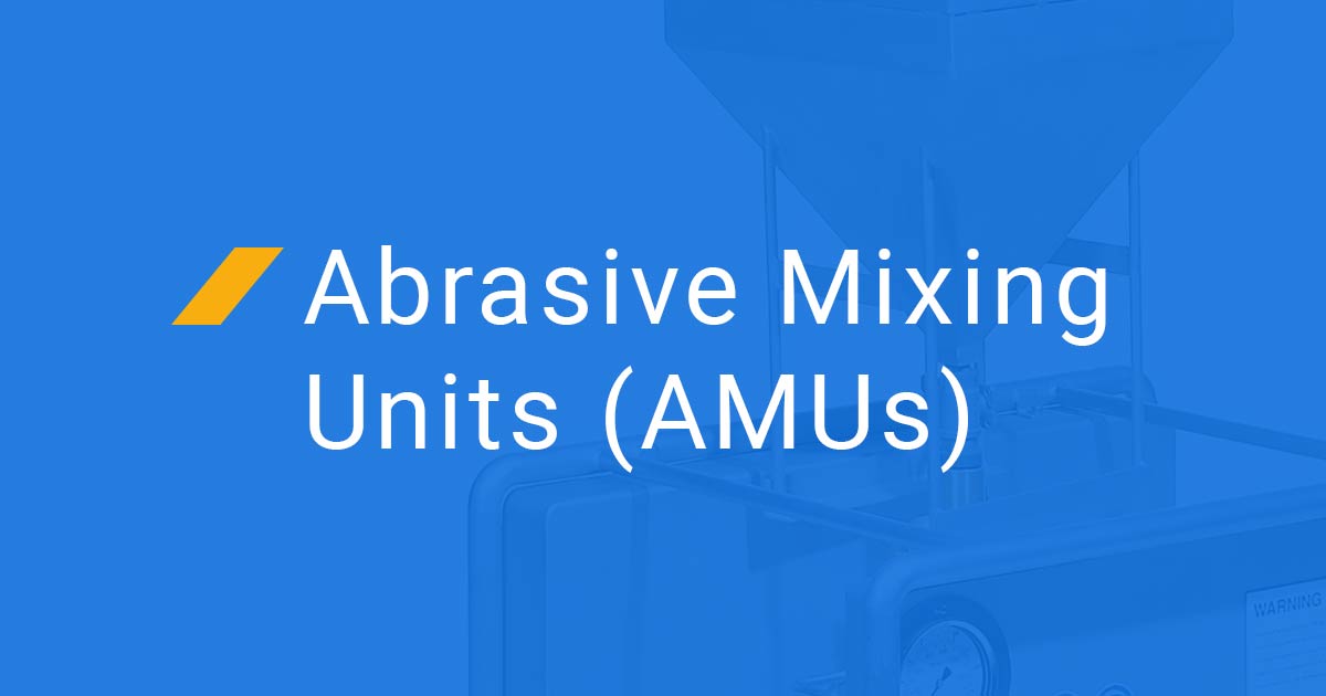 ANT Abrasive Mixing Units